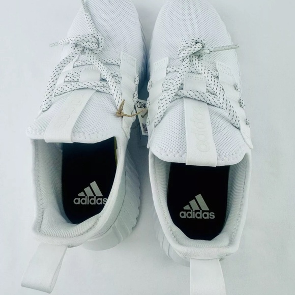 Adidas Women’s Kaptir flow sneaker White zero metallic New - Picture 3 of 4